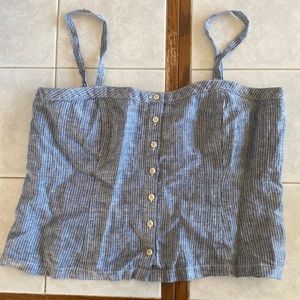 Lightweight linen top